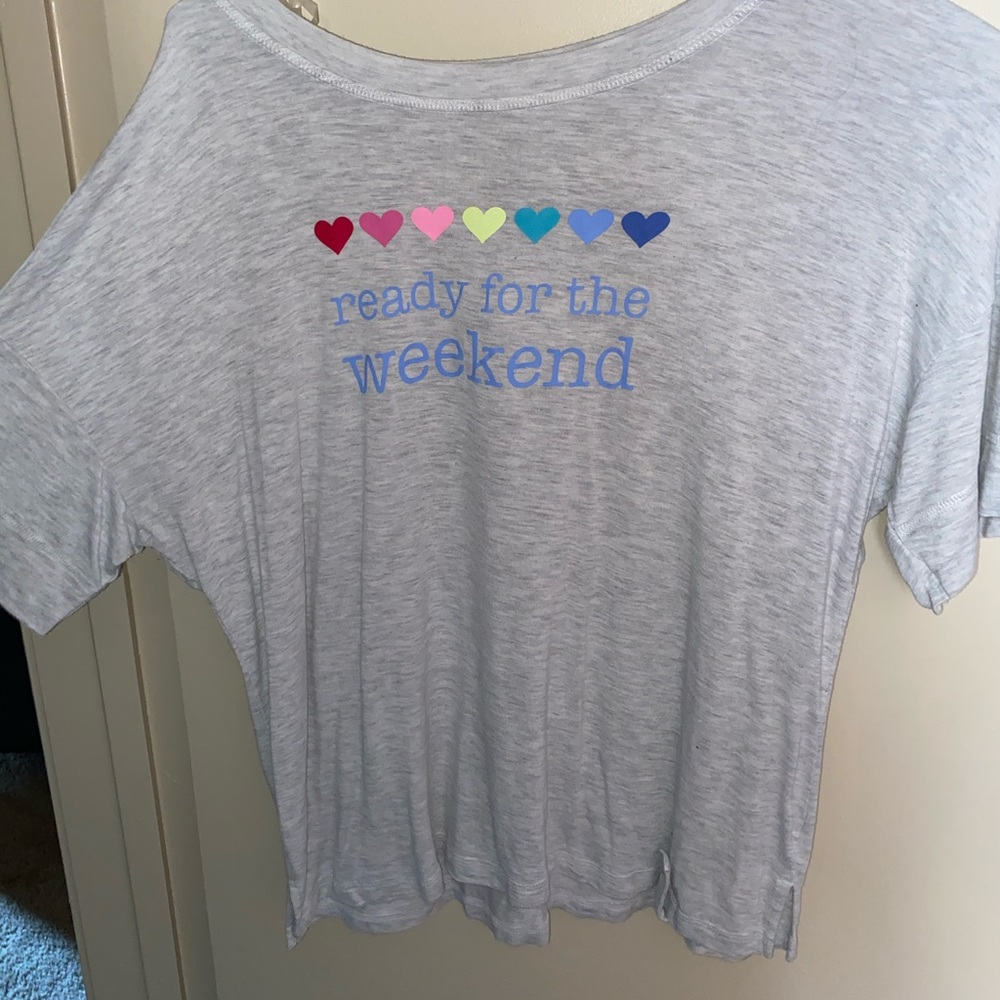 Off the shoulder pajama top